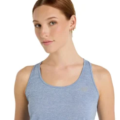 New Balance Løbetøj|Træningstøj-Athletics Løbetop Dame Dusk Shower Heather
