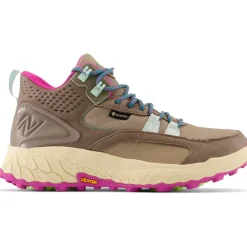 New Balance Vandrestøvler|Fodtøj-Fresh Foam X Hierro Mid Version 7 Gore-Tex Damestøvle Timberwolf / Dusted Clay
