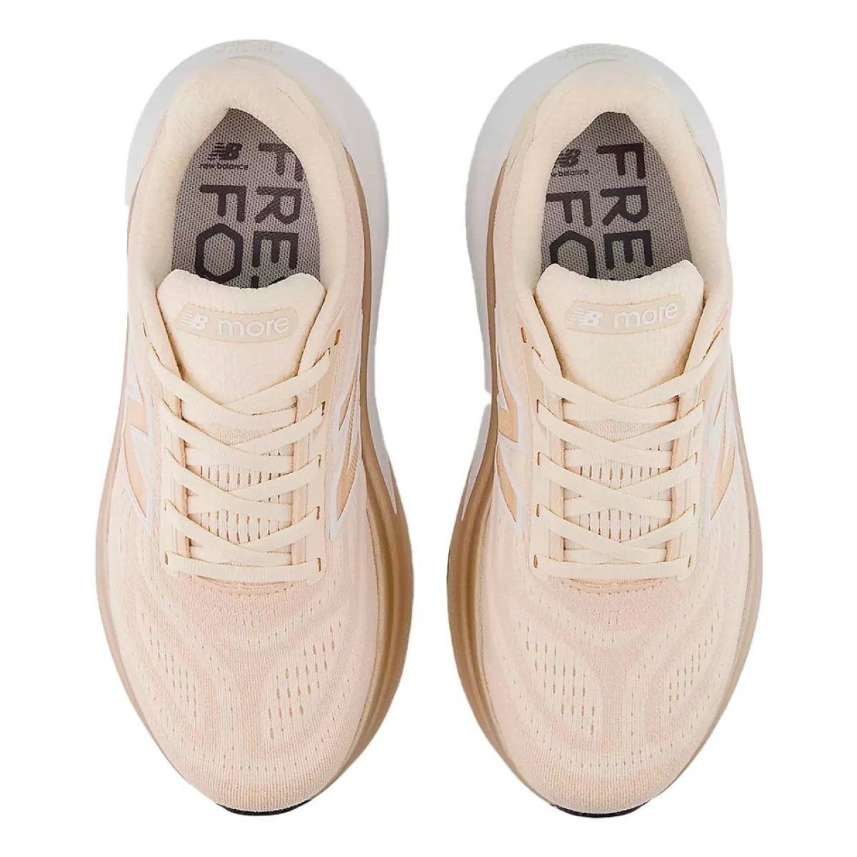 New Balance Løbesko|Løbesko-FreshFoam X More v6 Løbesko Dame Permafrost / Bisque / NB White