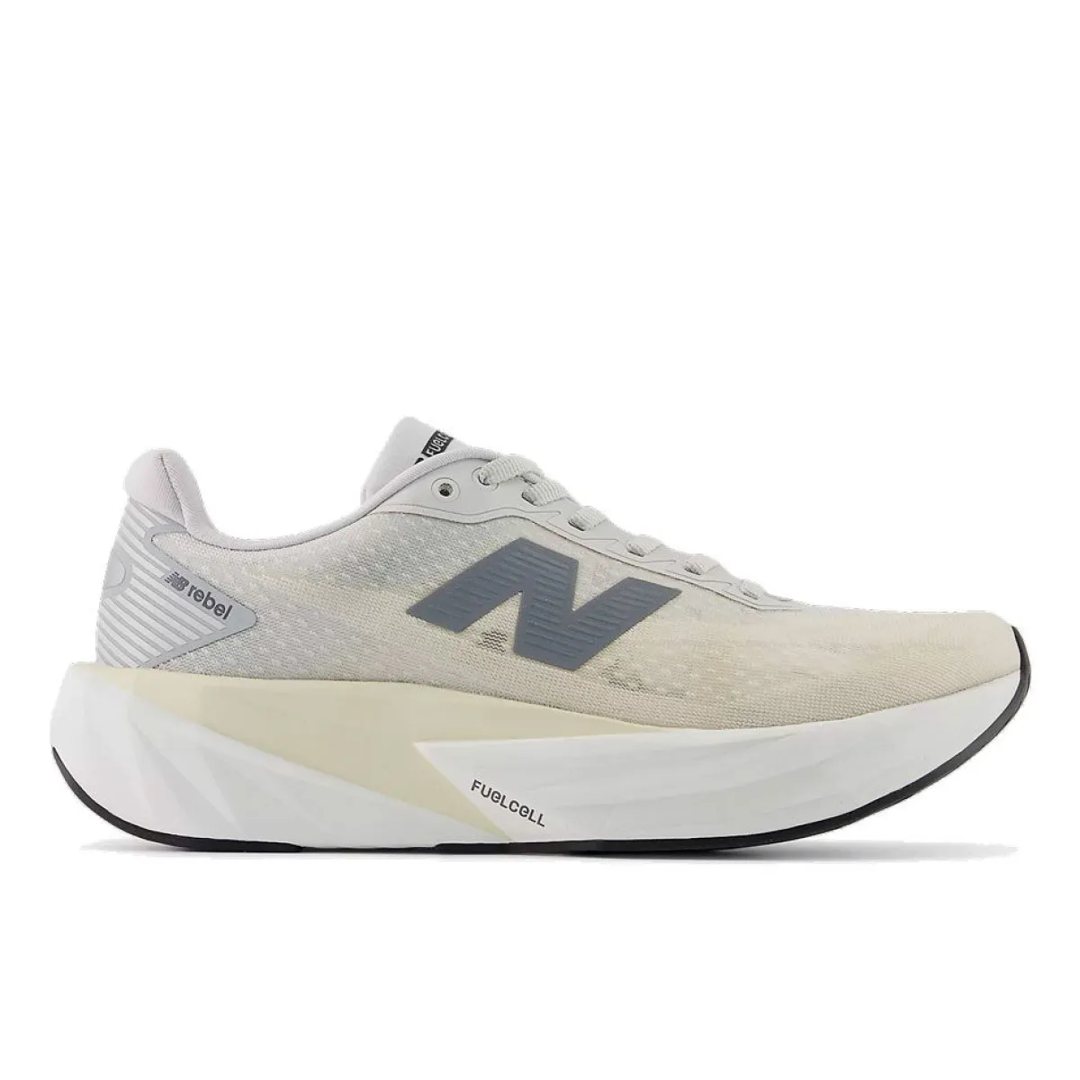 New Balance Løbesko|Løbesko-FuelCell Rebel v5 Grey Matter / White