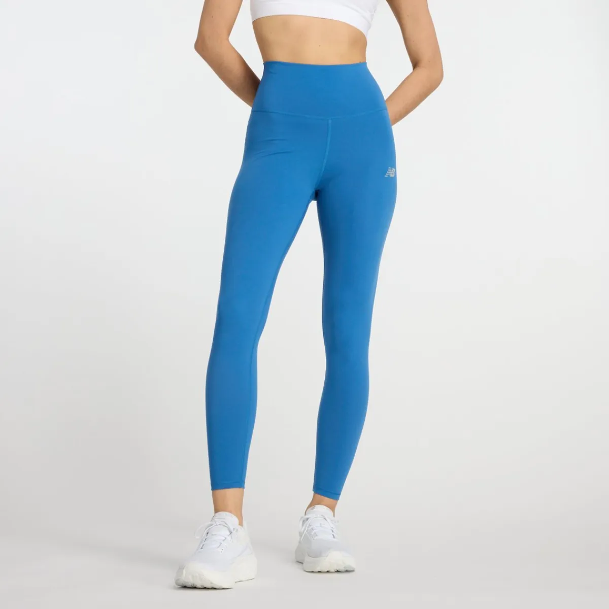 New Balance Træningstøj|Løbetøj-Harmony High Rise 25'' Tights Dame Blue Agate