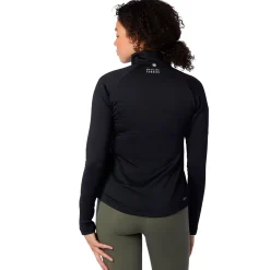 New Balance Løbetøj|Løbetøj-Heat Grid Half Zip Løbetrøje Dame  Black