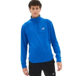 New Balance Træningstøj|Løbetøj-Heat Grid Half Zip Herre, blå  BlåMateriale: