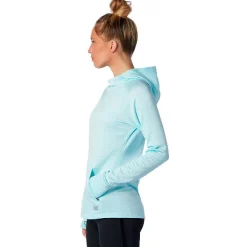 New Balance Træningstøj|Løbetøj-Heat Grid Hoodie Dame, lyseblå  Pale Blue Chill HeatherMateriale: 95% Polyester 4.5% ElastanLøbetrøje designet til det kølige vejr. Med stretch for komfort. Specifikationer:- NB HEAT hurtigtørrende teknologi holder dig varm og holder fugt væk- Atletisk pasform, perfekt til aktiv bevælgese- Lange ærmer med tommelfingerhuller for en behagelig pasform- En kængurulomme m/lynlås til opbevaring af f.eks mobilDetaljer