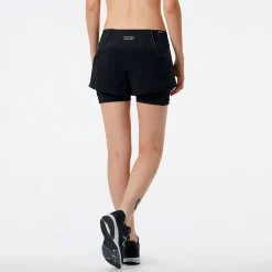 New Balance Løbetøj|Træningstøj-Impact Run 2 in1 Short Dame  Black