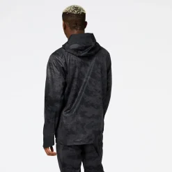 New Balance Løbetøj|Løbetøj-Impact Run AT Waterproof Løbejakke Herre  Black