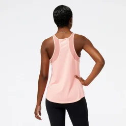 New Balance Træningstøj|Løbetøj-Impact Run Singlet Dame  Grapefruit Heather