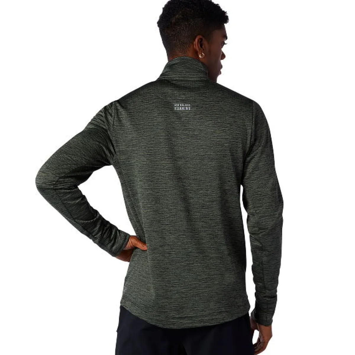 New Balance Løbetøj|Løbetøj-Impact Thermal Midlayer Herre, grøn