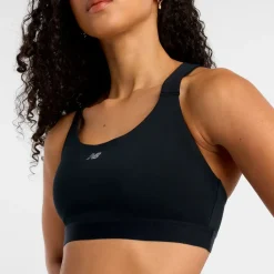 New Balance Træningstøj|Løbetøj-NB Essential Training Sports BH Black