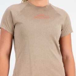 New Balance Løbetøj|Træningstøj-Printed Impact Run T-shirt Dame