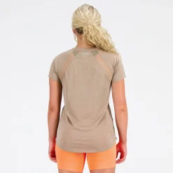 New Balance Løbetøj|Træningstøj-Printed Impact Run T-shirt Dame