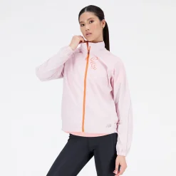 New Balance Løbetøj|Løbetøj-Printed Impact Run Light Pack løbejakke Dame