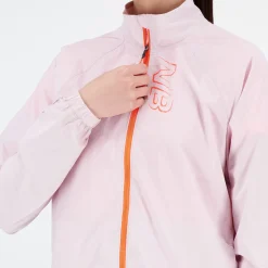 New Balance Løbetøj|Løbetøj-Printed Impact Run Light Pack løbejakke Dame