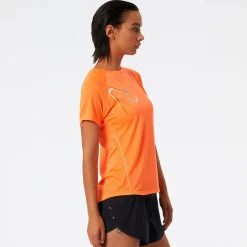 New Balance Løbetøj|Træningstøj-Printed Impact Run T-shirt Dame