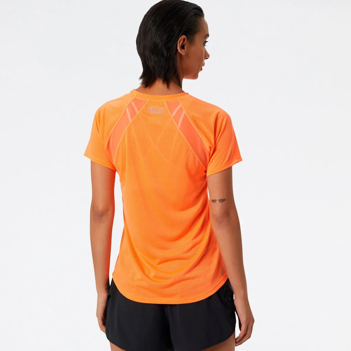 New Balance Løbetøj|Træningstøj-Printed Impact Run T-shirt Dame