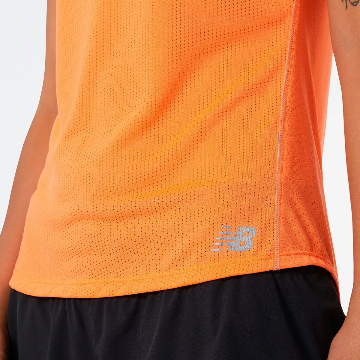 New Balance Løbetøj|Træningstøj-Printed Impact Run T-shirt Dame