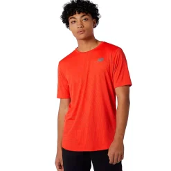 New Balance Træningstøj|Løbetøj-Q Speed Fuel T-shirt Herre  Ghost Pepper
