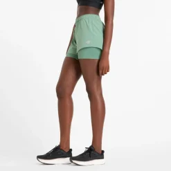 New Balance Træningstøj|Løbetøj-RC 2-in-1 3" Shorts Dame  Dark Juniper