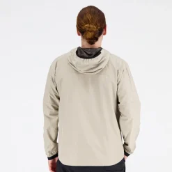 New Balance Løbetøj|Løbetøj-R.W.Tech Lightweight Woven Løbejakke Herre  Aluminum