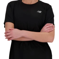 New Balance Træningstøj|Løbetøj-Sport Essentials T-Shirt Dame  Black