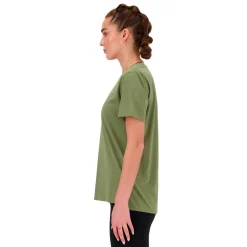New Balance Træningstøj|Løbetøj-Sport Essentials T-Shirt Dame  Dark Olivine