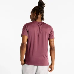New Balance Træningstøj|Løbetøj-Sport Essentials T-Shirt Herre  Faded Plum