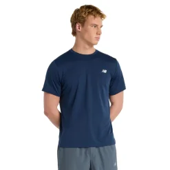 New Balance Træningstøj|Løbetøj-Sport Short Sleeve T-Shirt Herre NB Navy