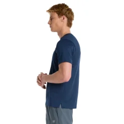 New Balance Træningstøj|Løbetøj-Sport Short Sleeve T-Shirt Herre  NB Navy