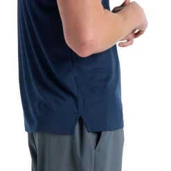 New Balance Træningstøj|Løbetøj-Sport Short Sleeve T-Shirt Herre  NB Navy