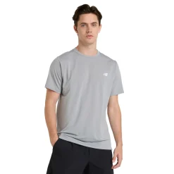 New Balance Træningstøj|Løbetøj-Sport Short Sleeve T-Shirt Herre Slate Grey