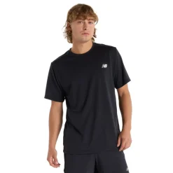 New Balance Træningstøj|Løbetøj-Sport Short Sleeve T-Shirt Herre Black