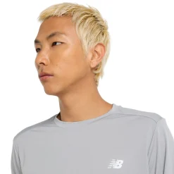 New Balance Løbetøj|Løbetøj-Sport Trænings- og Løbetrøje Herre  Slate Grey