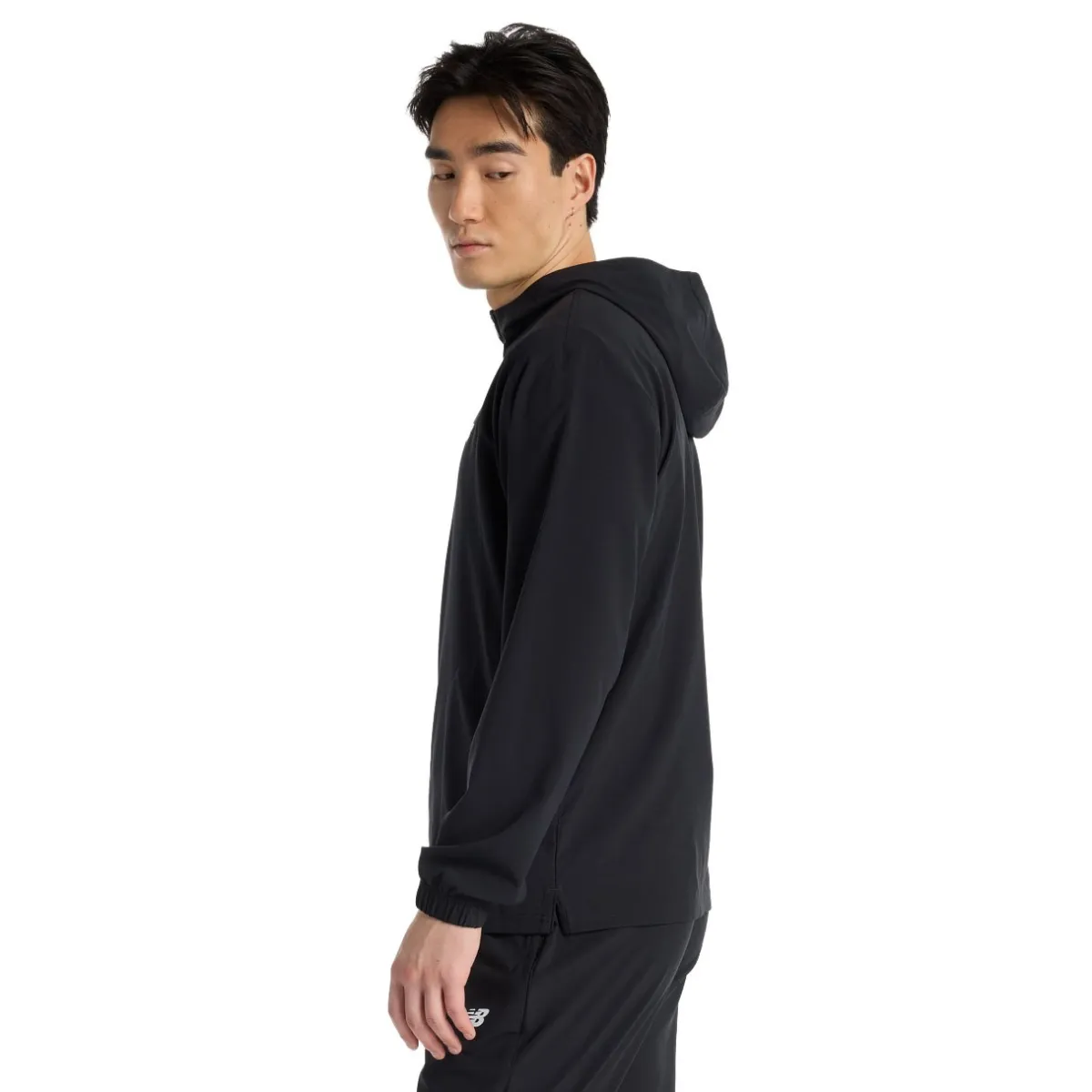 New Balance Løbetøj|Løbetøj-Sport Woven Løbejakke Herre Black