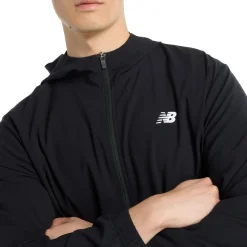 New Balance Løbetøj|Løbetøj-Sport Woven Løbejakke Herre Black