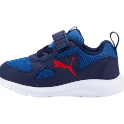 Puma Sportssko-Fun Racer Velcro Sneakers Børn  Bright Cobalt / High Risk Red