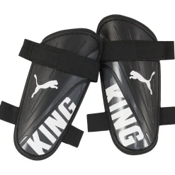Puma Fodboldudstyr-King Strap Benskinner  Black / Puma White