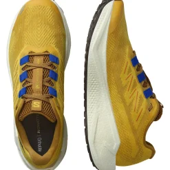 Salomon Løbesko|Sneakers-Aero Blaze 3 GRVL Løbesko Herre  Spicy Mustard / Vanilla Ice / Nautical Blue