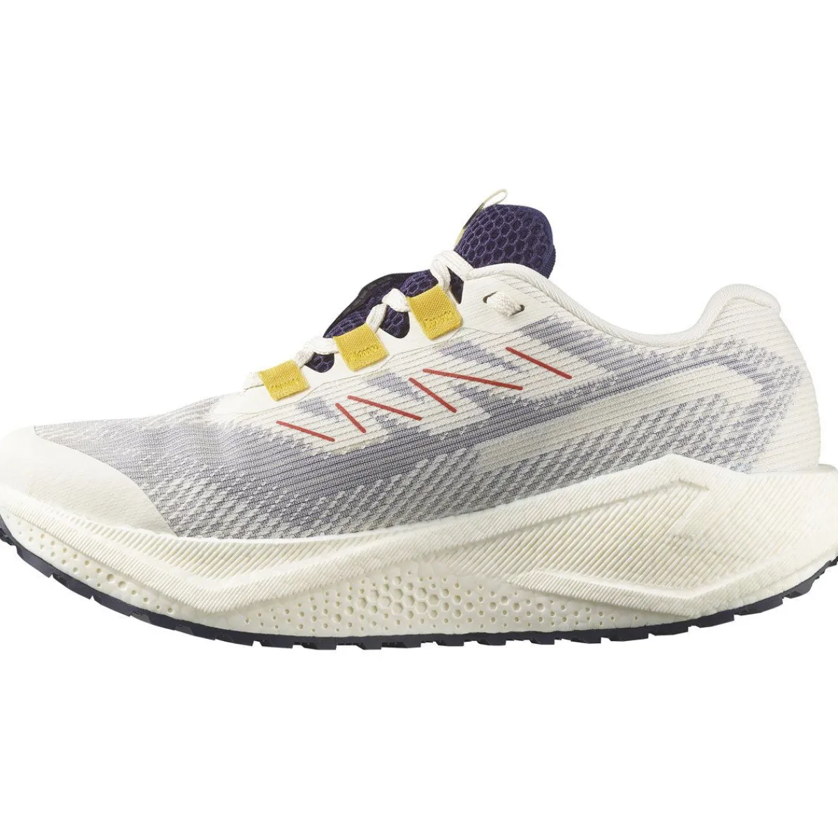 Salomon Fodtøj|Løbesko-Aero Blaze 3 GRVL Gore-Tex Løbesko Dame Vanilla Ice / Astral Aura / Lemon