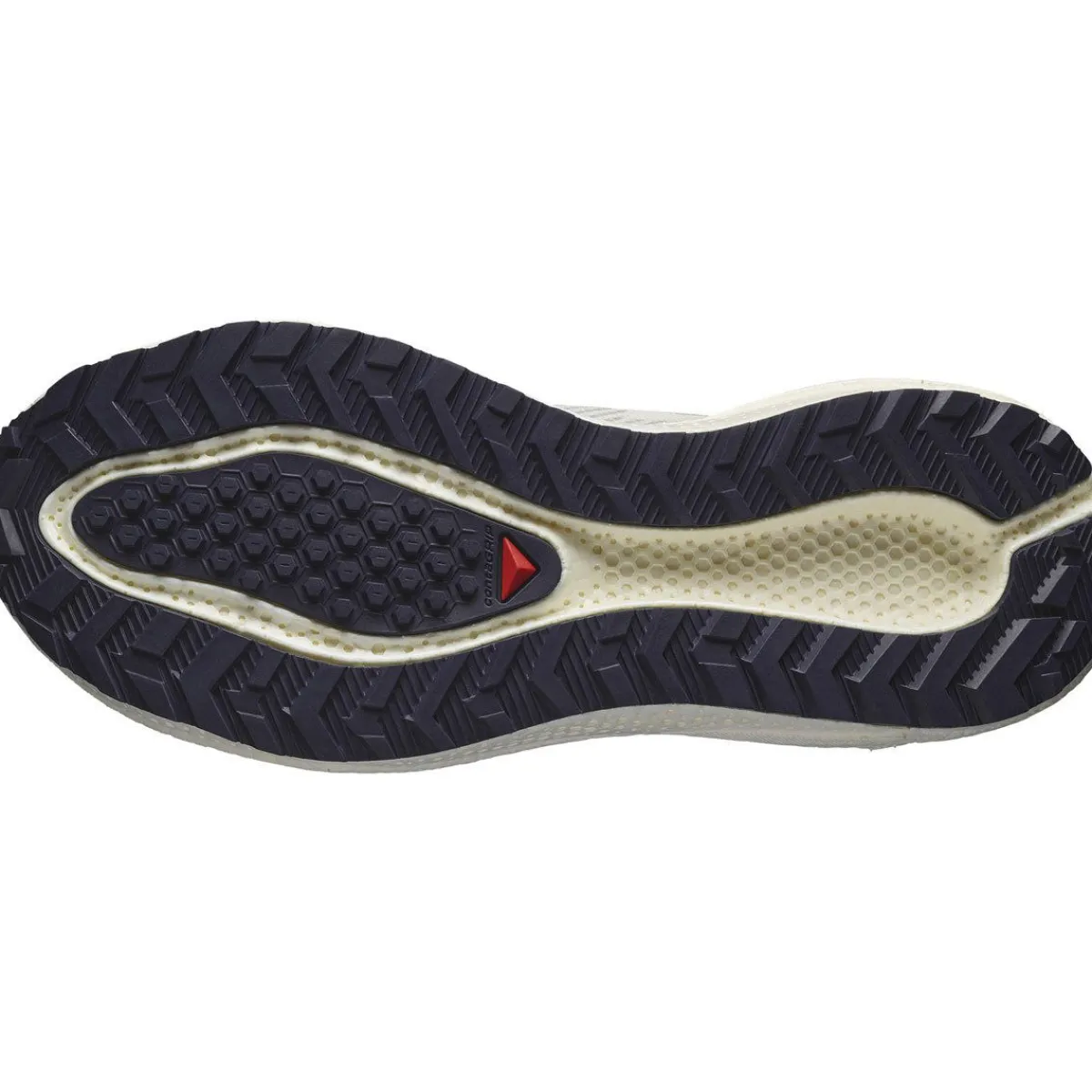 Salomon Fodtøj|Løbesko-Aero Blaze 3 GRVL Gore-Tex Løbesko Dame Vanilla Ice / Astral Aura / Lemon