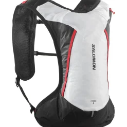 Salomon Rygsække|Løbeudstyr-Cross 4 Løberygsæk  White / Black
