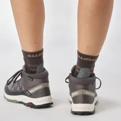 Salomon Vinterfodtøj|Vinterfodtøj-Outrise Mid Gore-Tex Vandrestøvle Dame