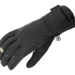 Salomon Vintertøj|Skitøj-QST Gore-Tex Skihandsker Deep Black