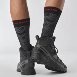 Salomon Vinterfodtøj|Fodtøj-Quest Rove Gore-Tex Vandrestøvle Herre  Black / Phantom / Magnet