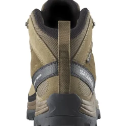 Salomon Vinterfodtøj|Fodtøj-Quest Rove Gore-Tex Vandrestøvle Herre  Kangaro / Kelp / Black