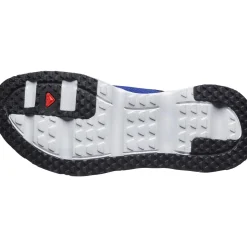 Salomon Fodtøj|Sandaler-Reelax Slide 6.0 Equipe Unisex  Surf The Web / Fiery Red / White