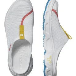 Salomon Fritidssko-Reelax Slide 6.0 Herre  White / Transcend Blue / Lemon