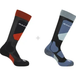 Salomon Skitøj|Vintertøj-S/Access Jr 2-Pack Skistrømper Børn