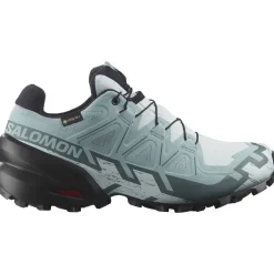 Salomon Fodtøj|Løbesko-Speedcross 6 Gore-Tex Damesko  Ballad Blue / Black / Tourmaline