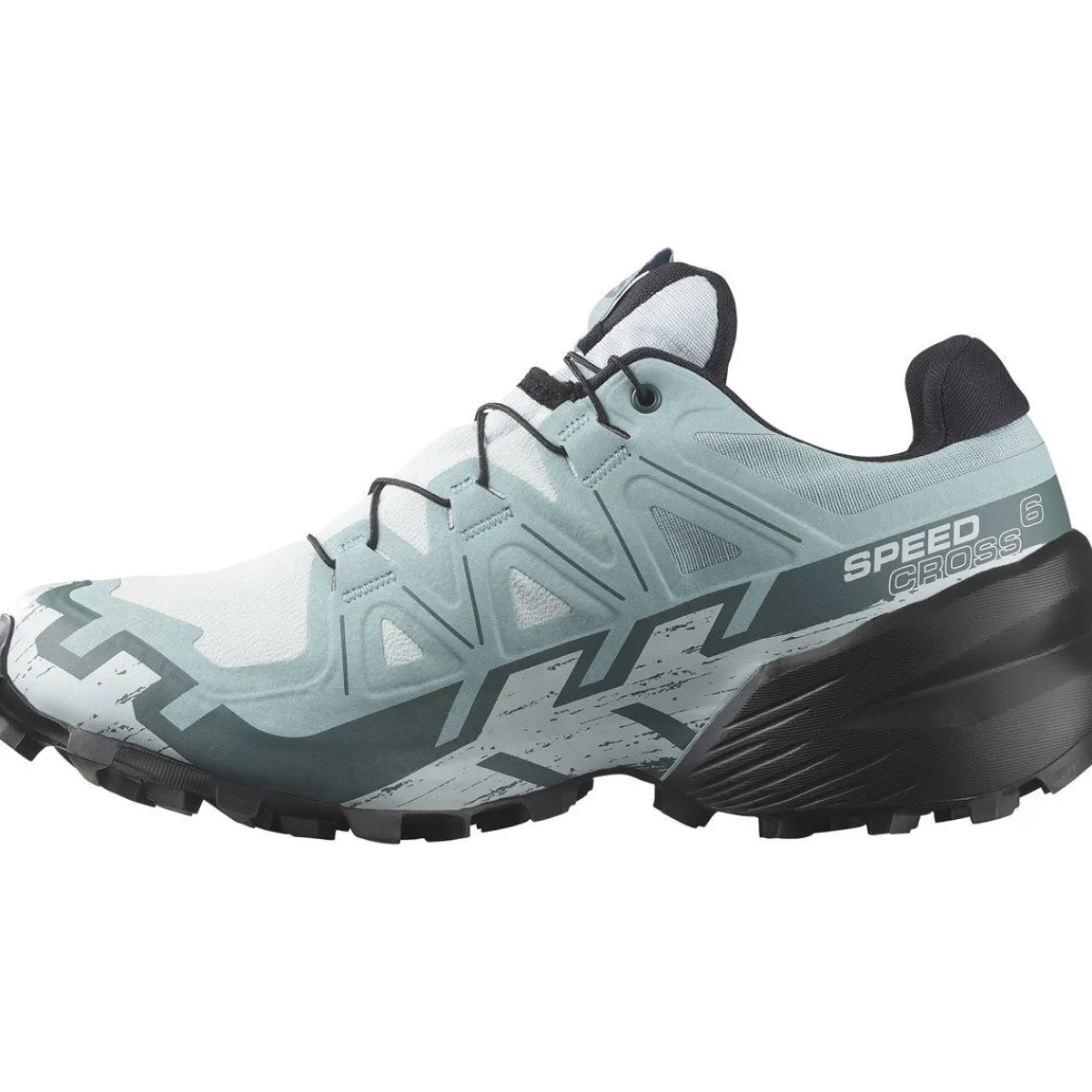 Salomon Fodtøj|Løbesko-Speedcross 6 Gore-Tex Damesko Ballad Blue / Black / Tourmaline
