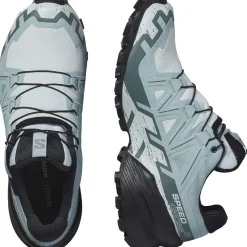 Salomon Fodtøj|Løbesko-Speedcross 6 Gore-Tex Damesko Ballad Blue / Black / Tourmaline